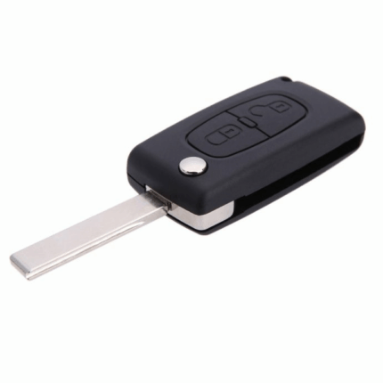Peugeot Remote Shell, 2 button Blade HU83 withouth battery place