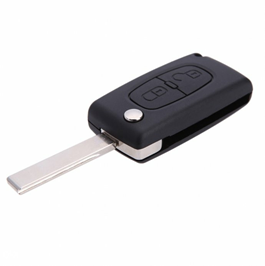 Peugeot Remote Shell, 2 button Blade VA2T without battery place