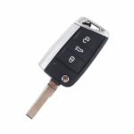 For VW Golf 7 3 button remote key shell with HU66 blade